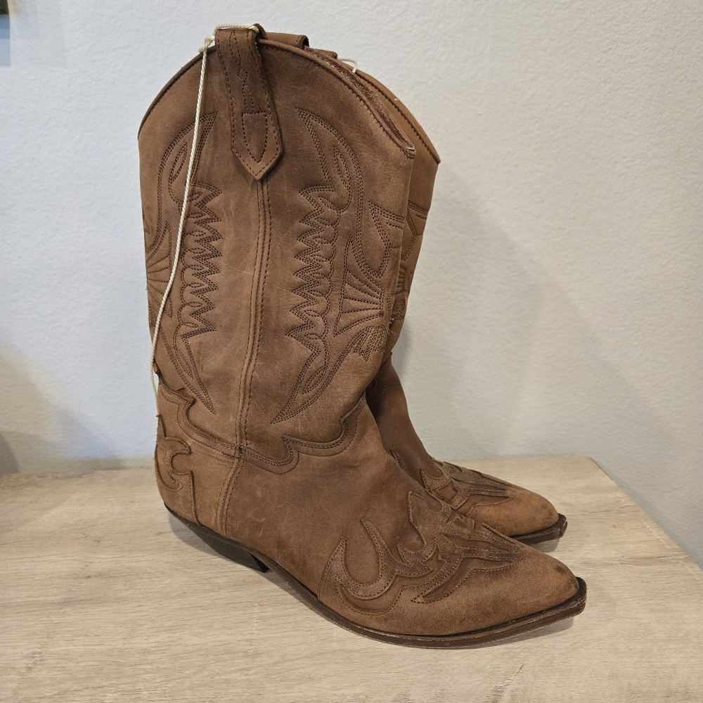 Seychelles Boots Brown Leather Size 10 - Picture 2 of 6
